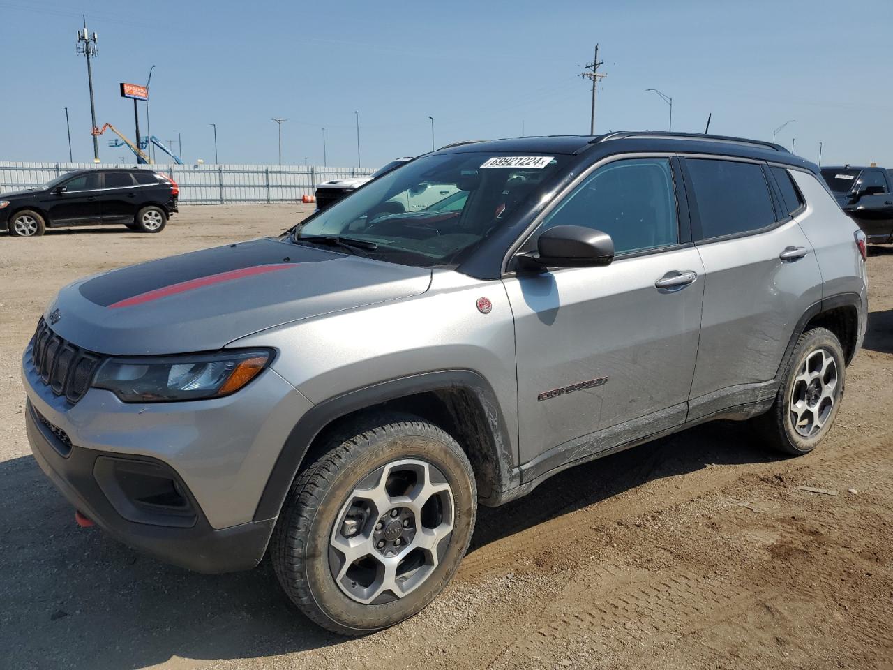 2022 Jeep Compass Trailhawk VIN: 3C4NJDDB1NT155656 Lot: 69921224