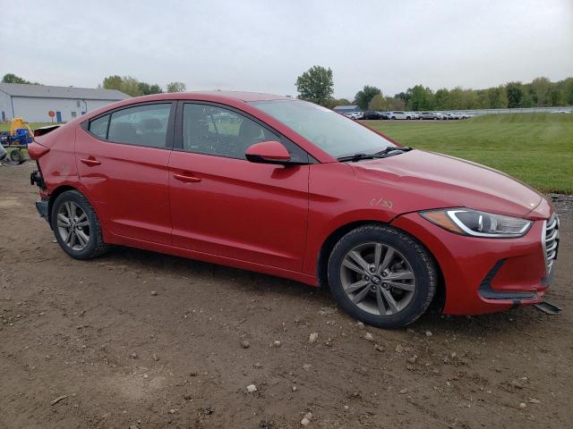  HYUNDAI ELANTRA 2018 Czerwony