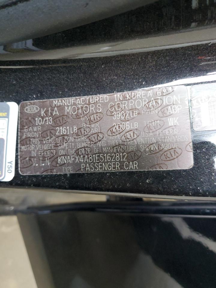 KNAFX4A81E5162812 2014 Kia Forte Ex