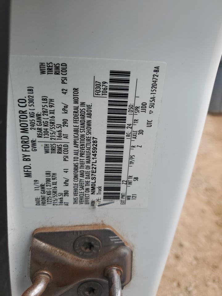 NM0LS7E27L1459287 2020 Ford Transit Connect Xl