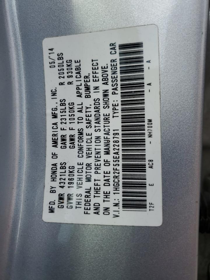 1HGCR2F55EA228791 2014 Honda Accord Sport