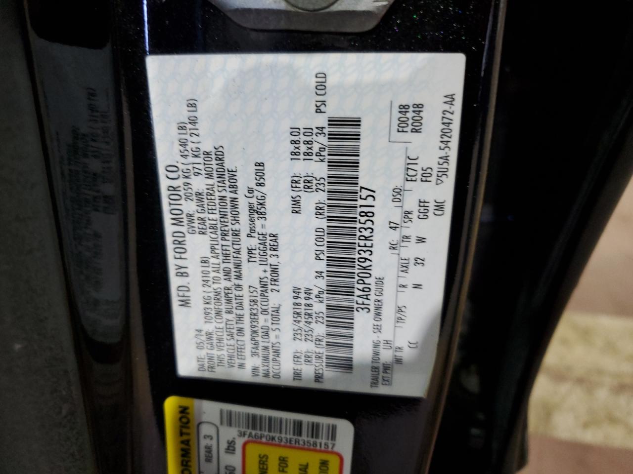 2014 Ford Fusion - Image 12