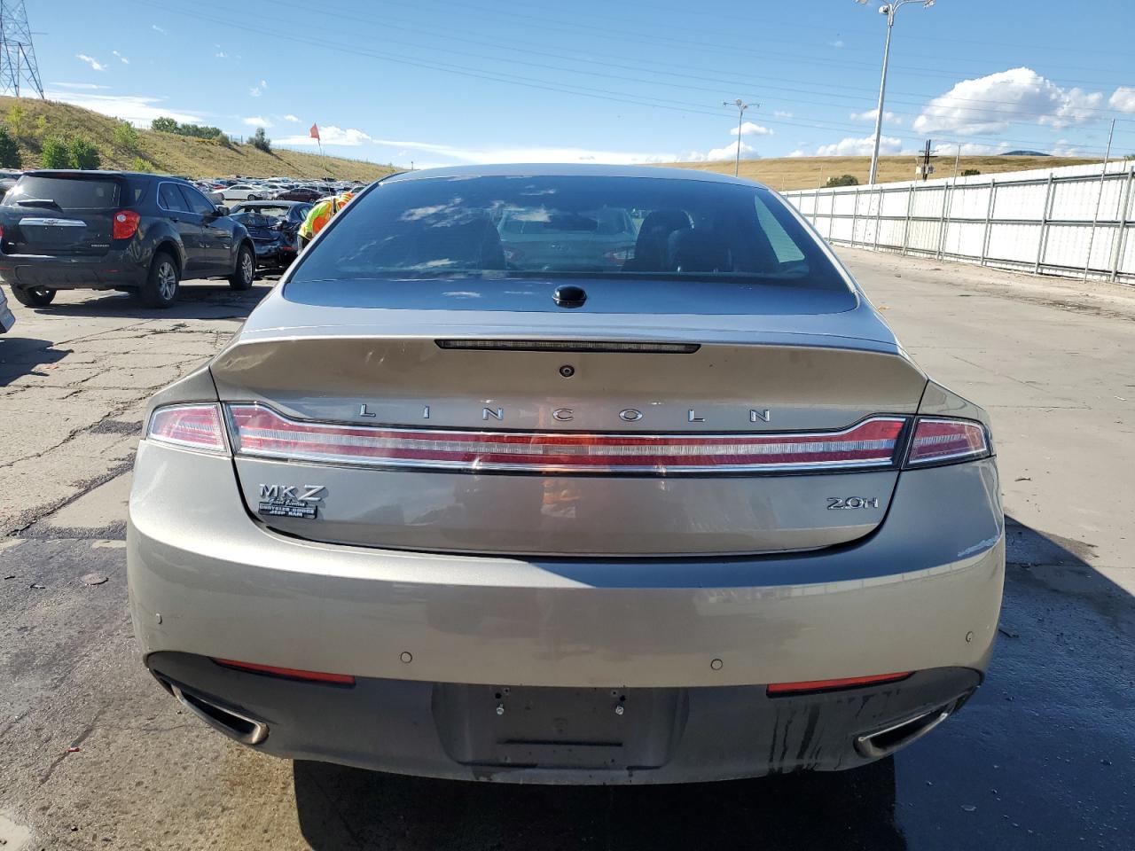 2015 Lincoln Mkz Hybrid VIN: 3LN6L2LU2FR626990 Lot: 71767664