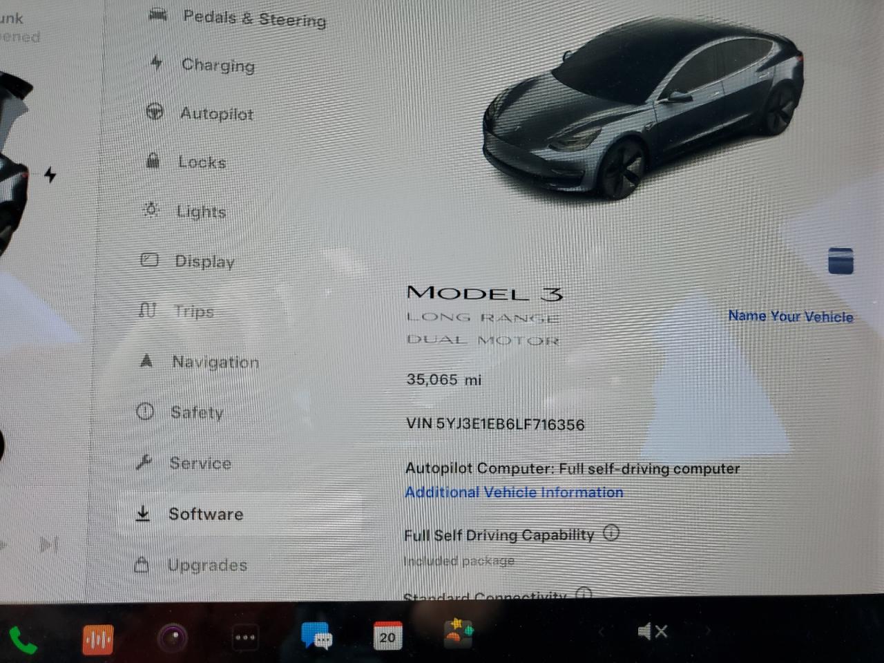 2020 Tesla Model 3 VIN: 5YJ3E1EB6LF716356 Lot: 71263504