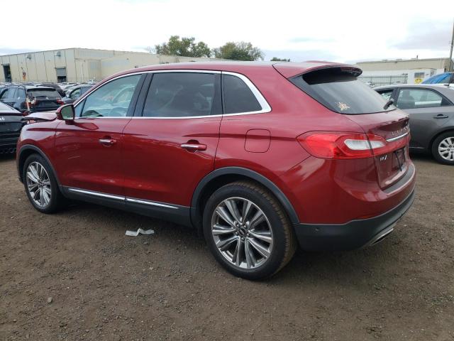  LINCOLN MKX 2018 Красный