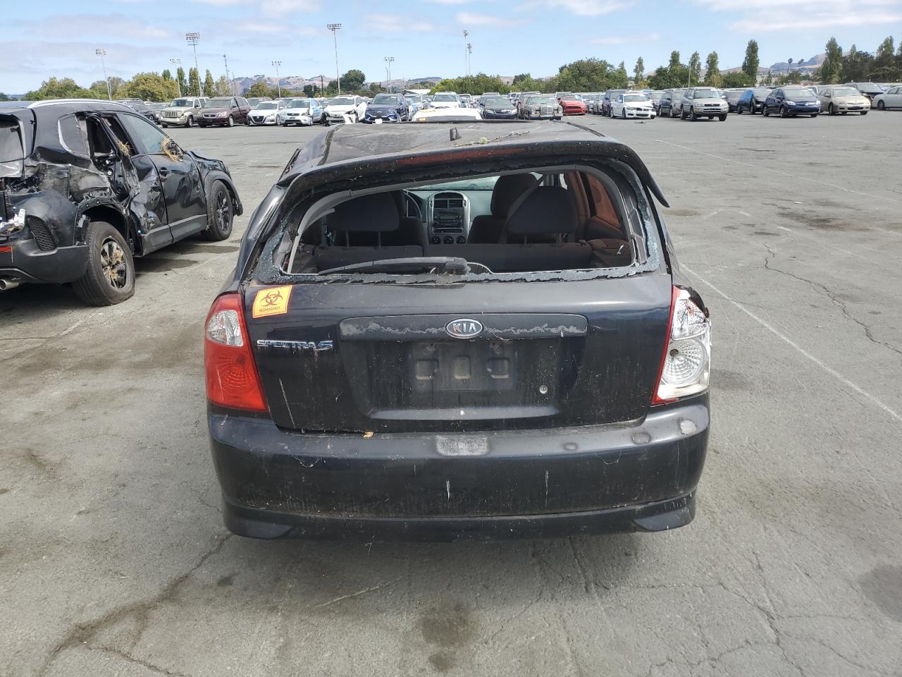 2005 Kia Spectra5 VIN: KNAFE162655074198 Lot: 71015104