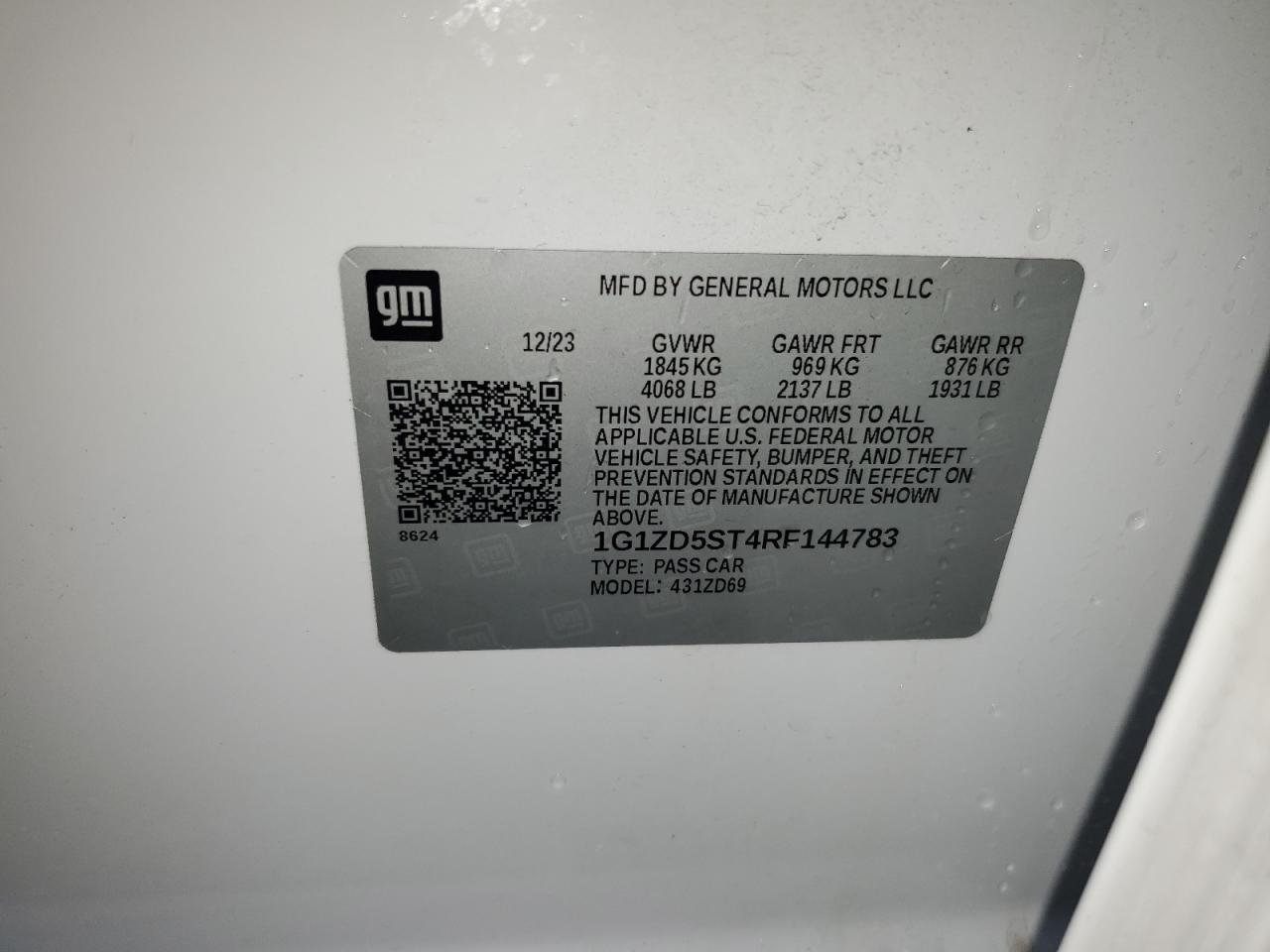 1G1ZD5ST4RF144783 2024 CHEVROLET MALIBU - Image 13