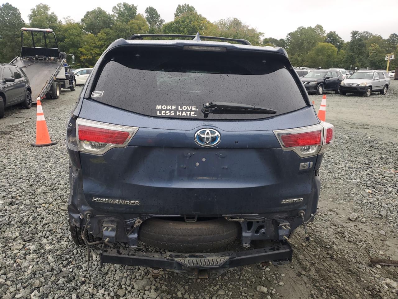 2014 Toyota Highlander Hybrid Limited VIN: 5TDDCRFH8ES004392 Lot: 71432904