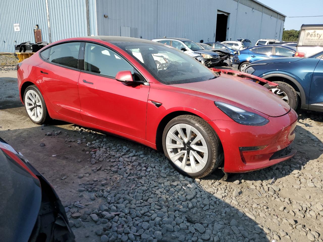 2022 Tesla Model 3 VIN: 5YJ3E1EB5NF266928 Lot: 71065104