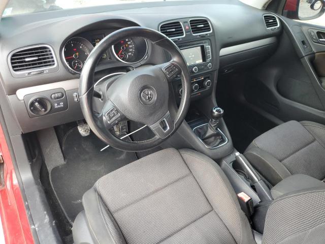  VOLKSWAGEN GOLF 2012 Червоний