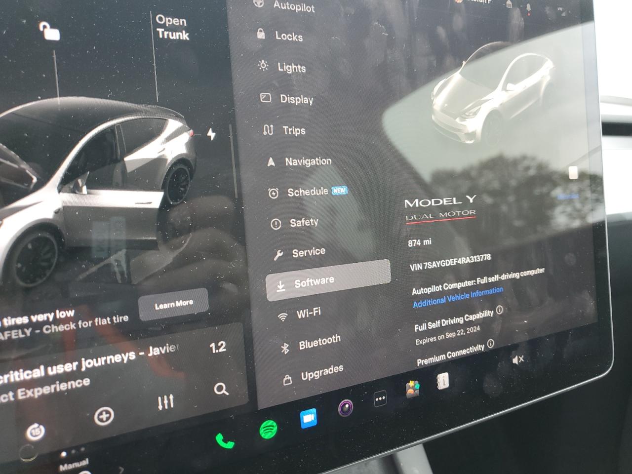 VIN 7SAYGDEF4RA313778 2024 TESLA MODEL Y no.9