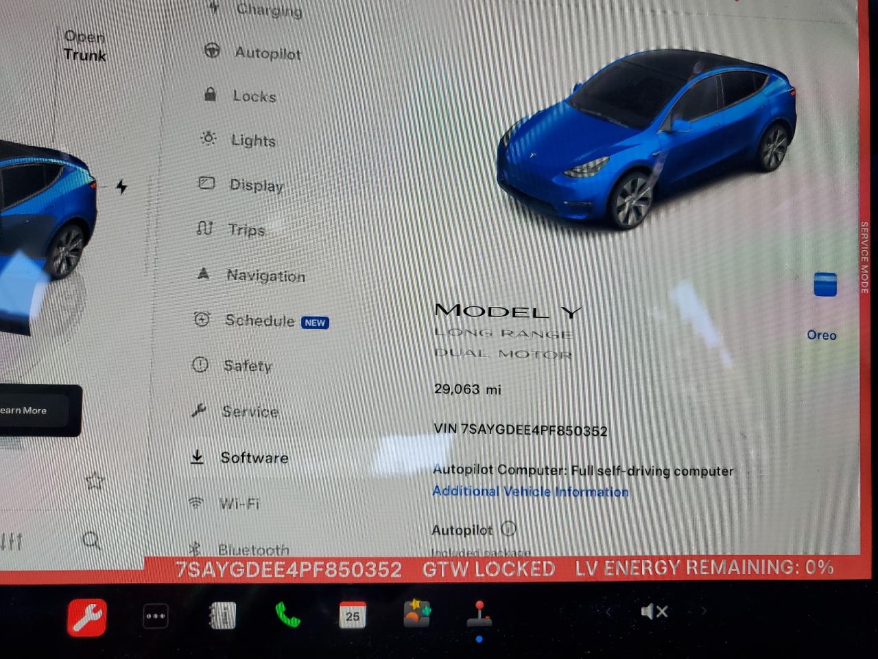 7SAYGDEE4PF850352 2023 Tesla Model Y