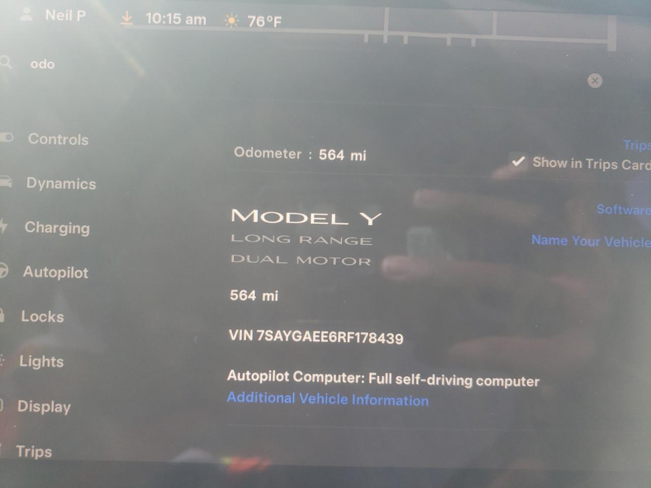 7SAYGAEE6RF178439 2024 Tesla Model Y