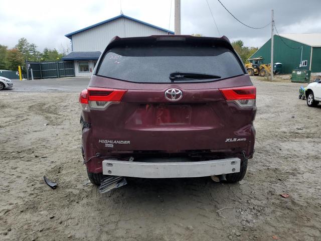  TOYOTA HIGHLANDER 2018 Bordowy