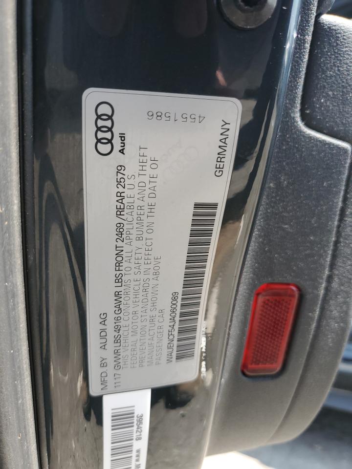 WAUENCF54JA060089 2018 Audi A5 Premium Plus S-Line