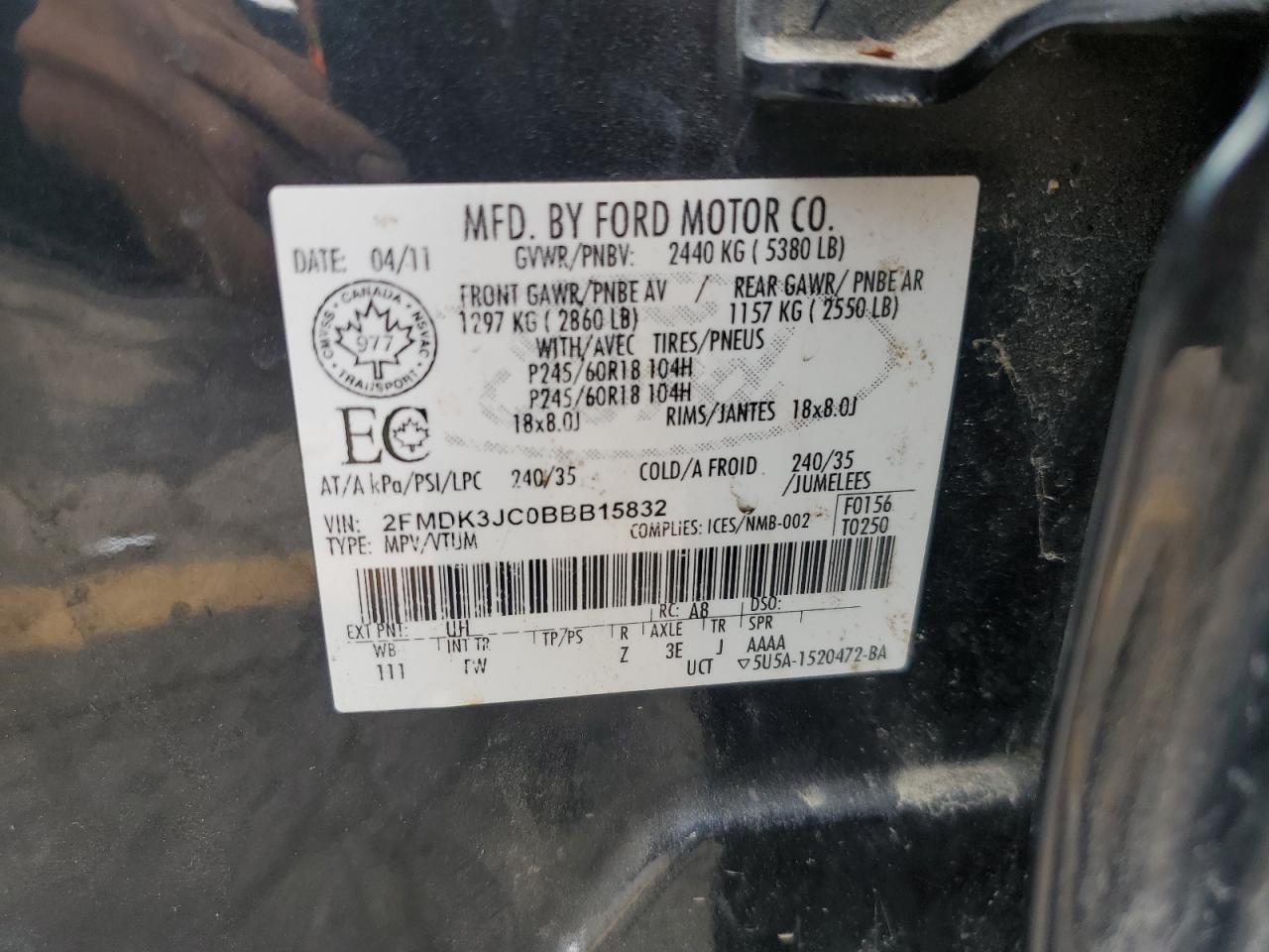 2011 Ford Edge - Image 13