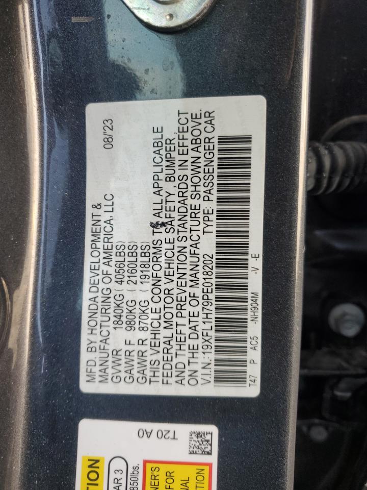 19XFL1H79PE018202 2023 Honda Civic Exl