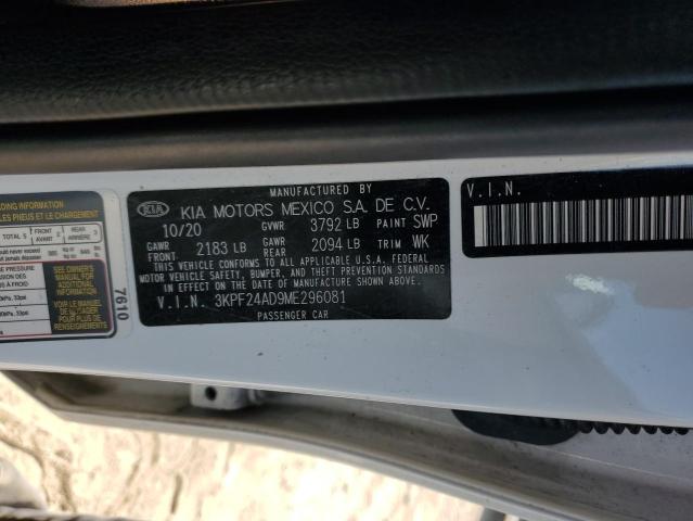 3KPF24AD9ME296081 Kia Forte FE 12