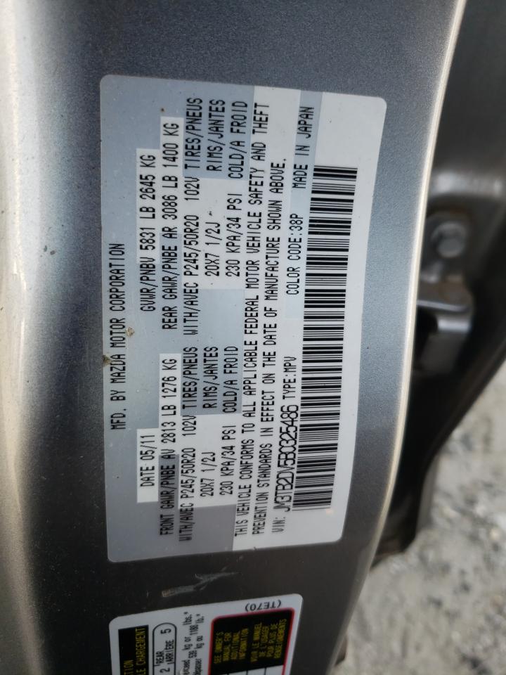 JM3TB2DV5B0325486 2011 Mazda Cx-9