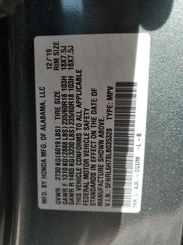 5FNRL6H78LB035328 Honda All Models ODYSSEY EX 14