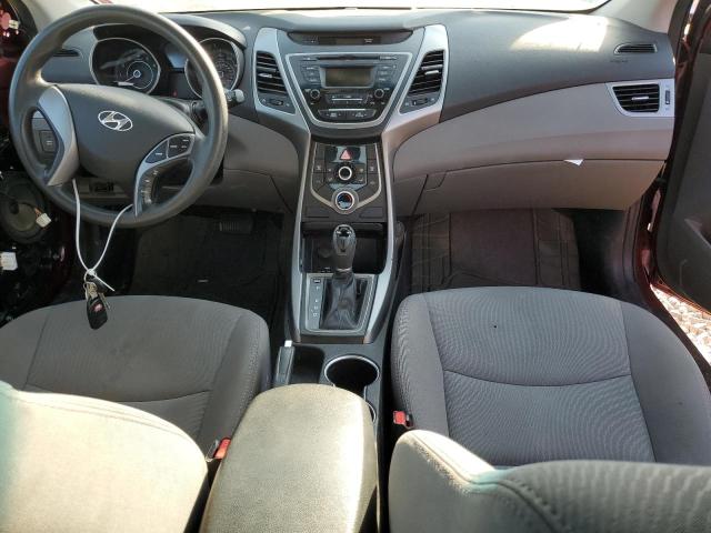  HYUNDAI ELANTRA 2015 Czerwony