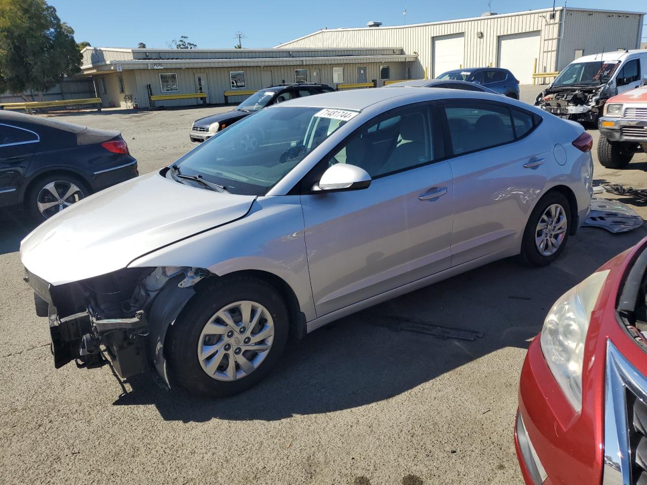 KMHD74LFXJU506087 2018 HYUNDAI ELANTRA - Image 1