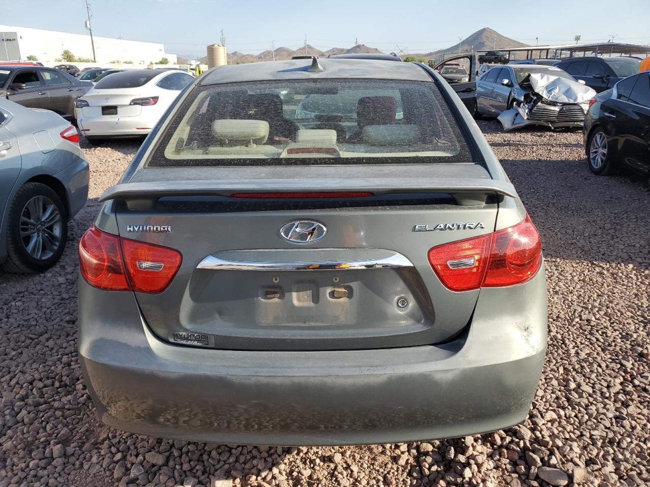 KMHDU4ADXAU038761 2010 Hyundai Elantra Blue