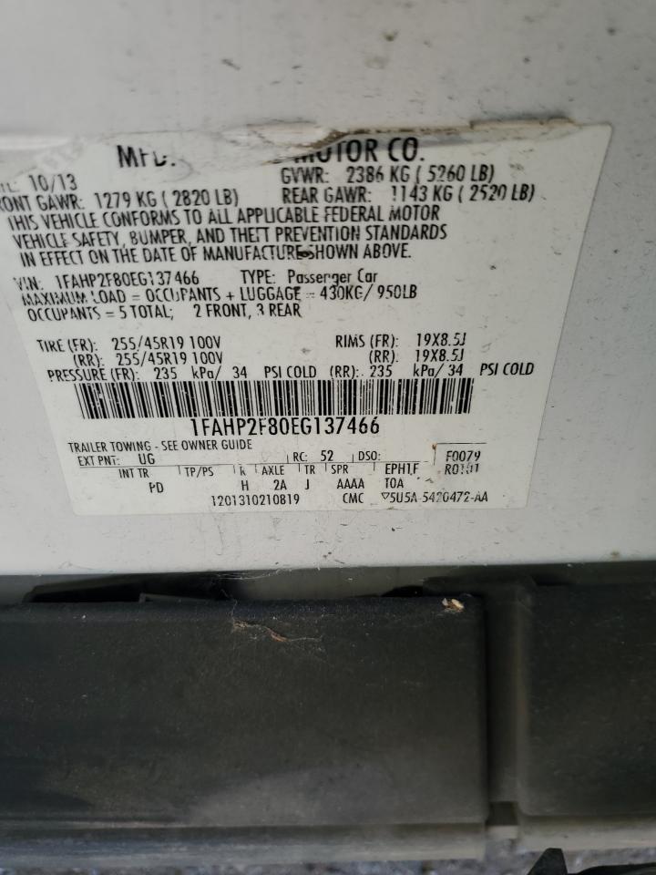 VIN 1FAHP2F80EG137466 2014 FORD TAURUS no.12