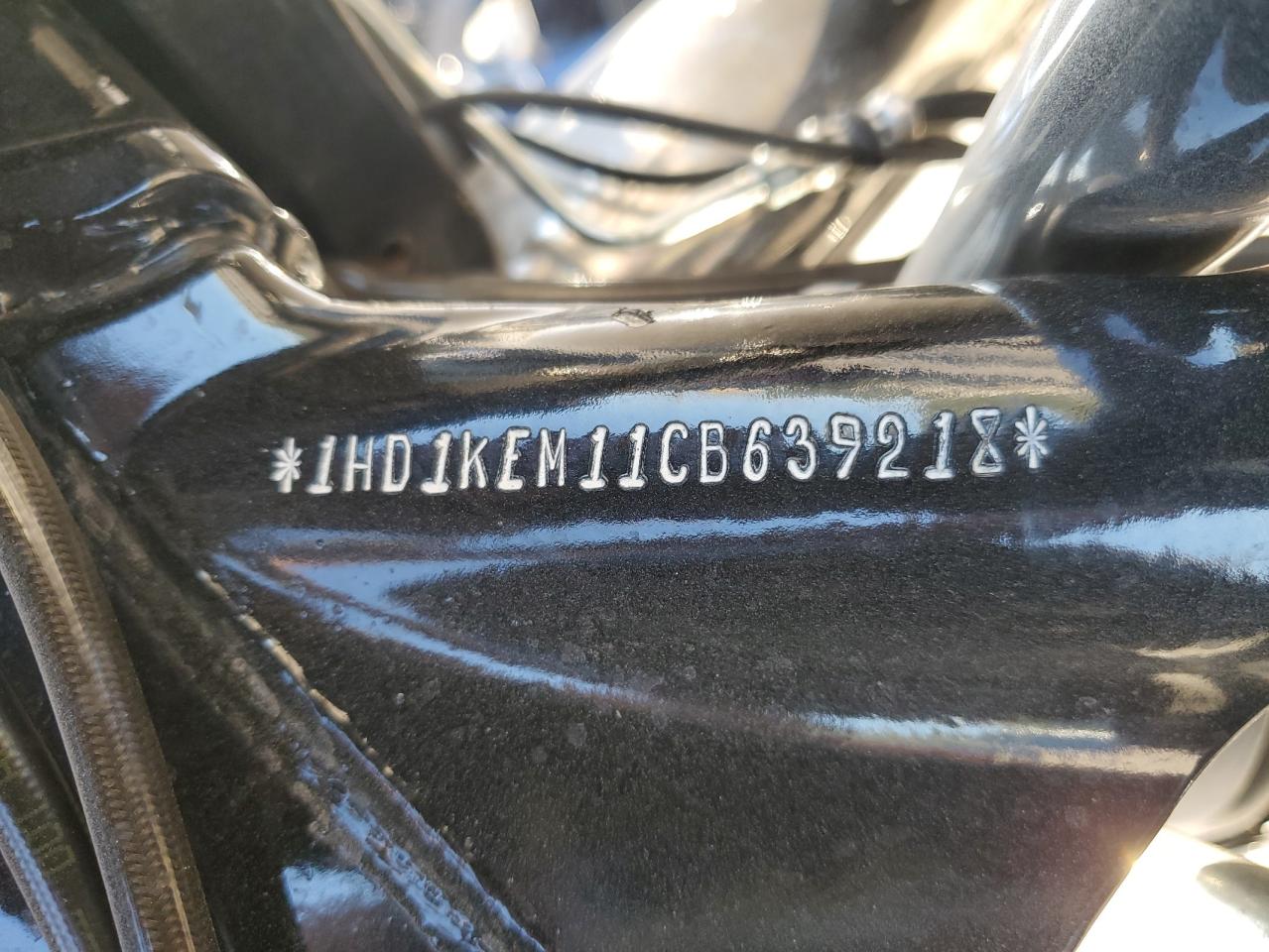 2012 Harley-Davidson Flhtk Electra Glide Ultra Limited VIN: 1HD1KEM11CB639218 Lot: 70295904