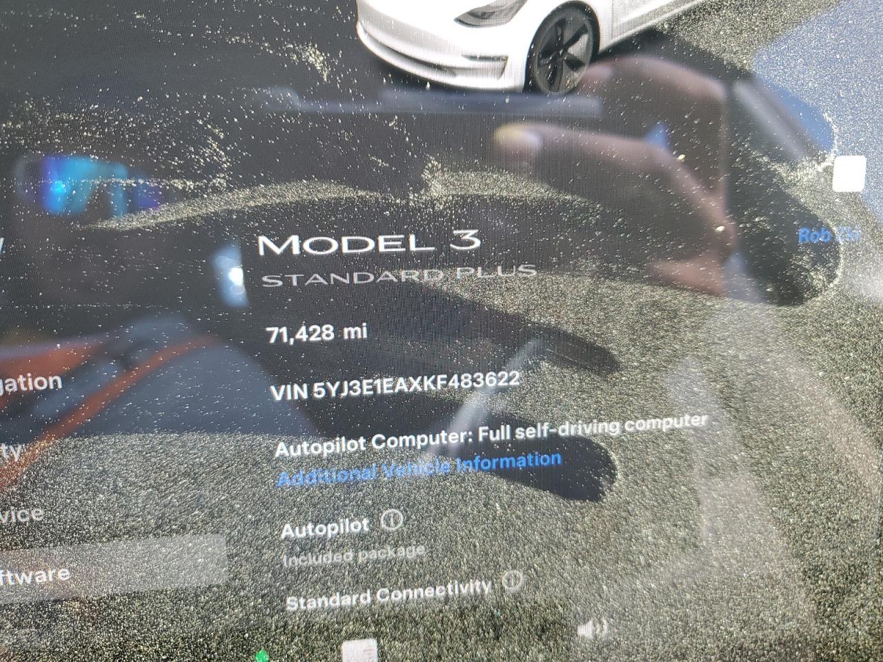 5YJ3E1EAXKF483622 2019 Tesla Model 3