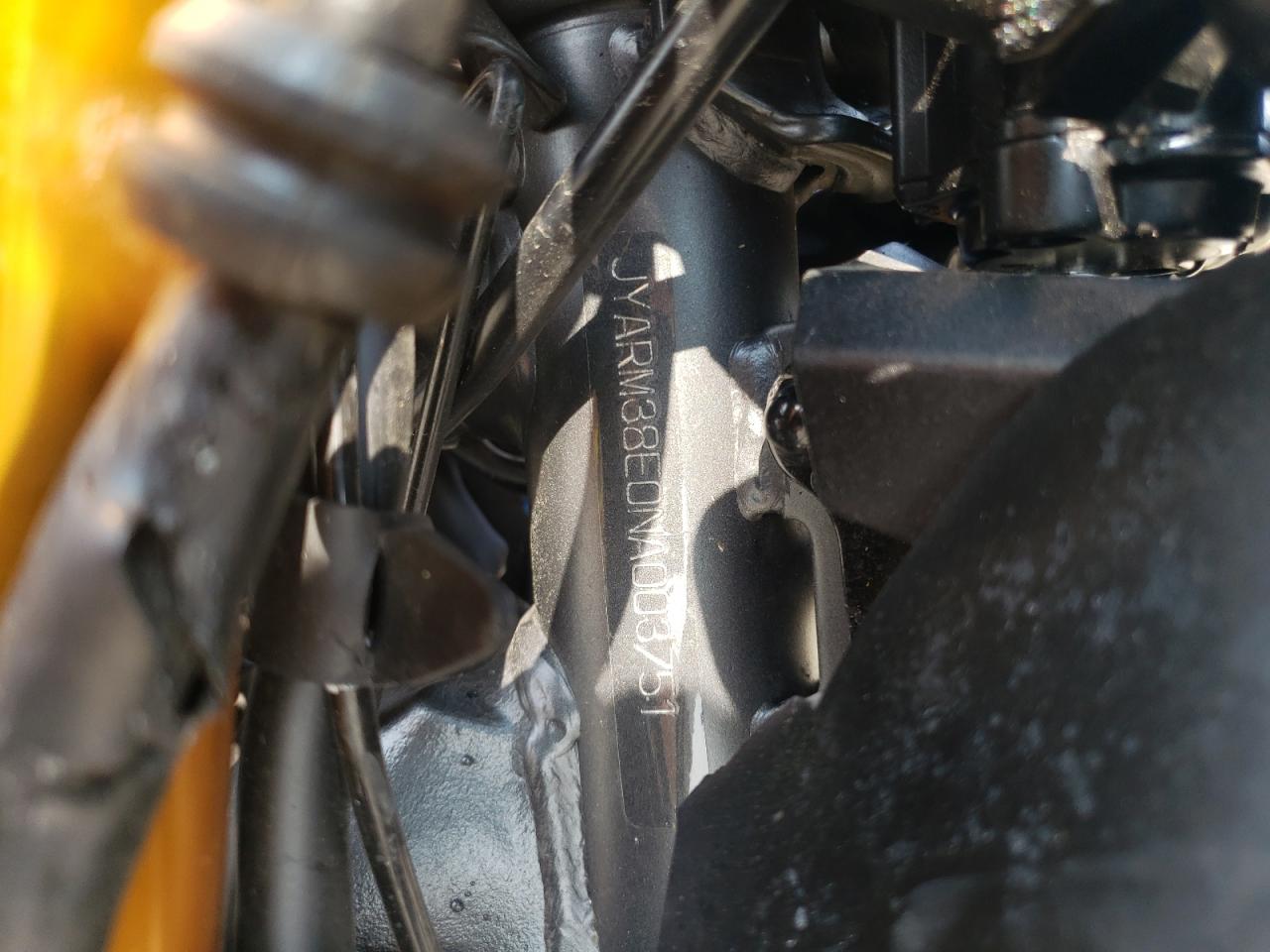 2022 Yamaha Yzfr7 VIN: JYARM38E0NA003751 Lot: 70596384