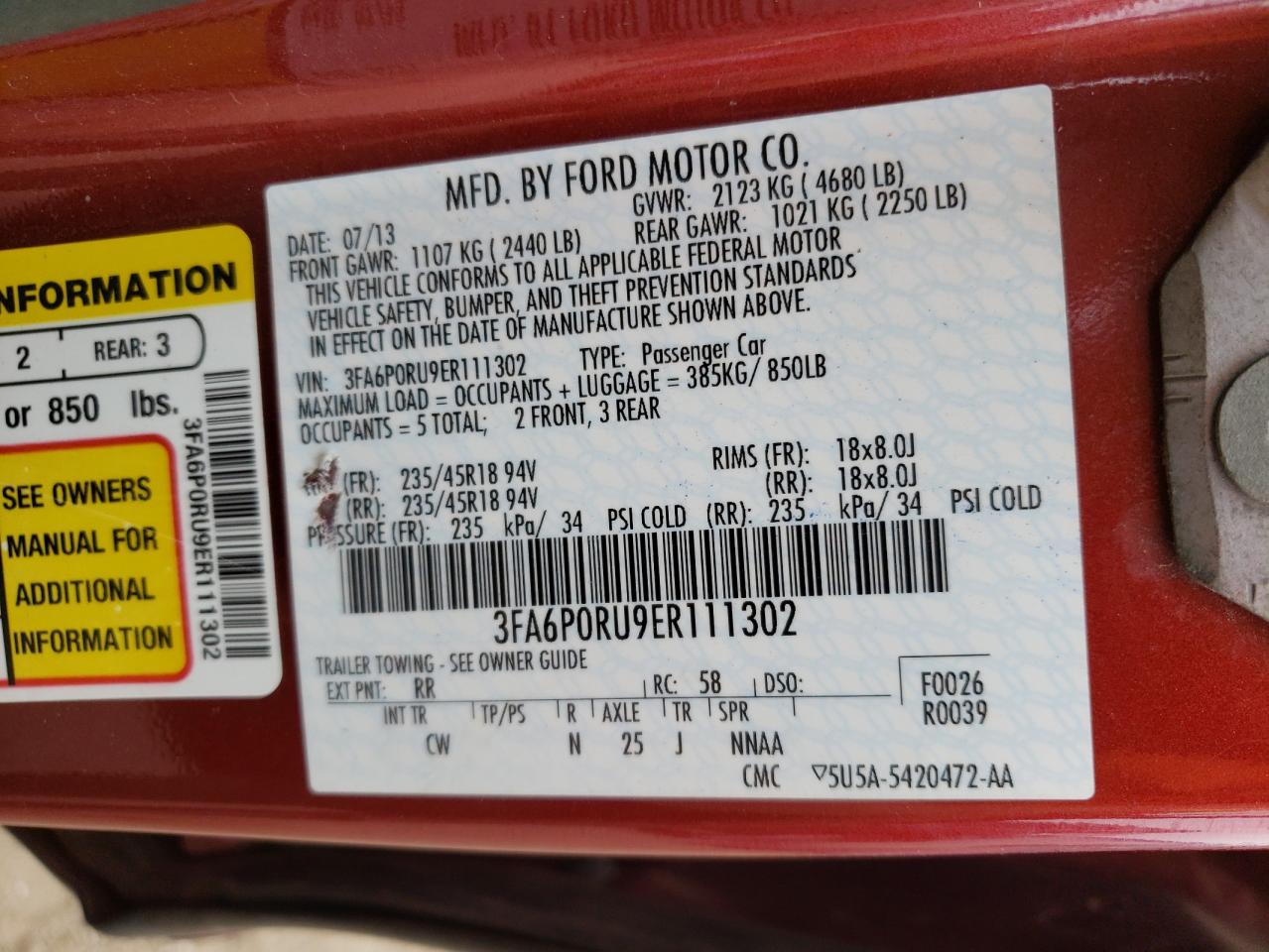 2014 Ford Fusion - Image 12