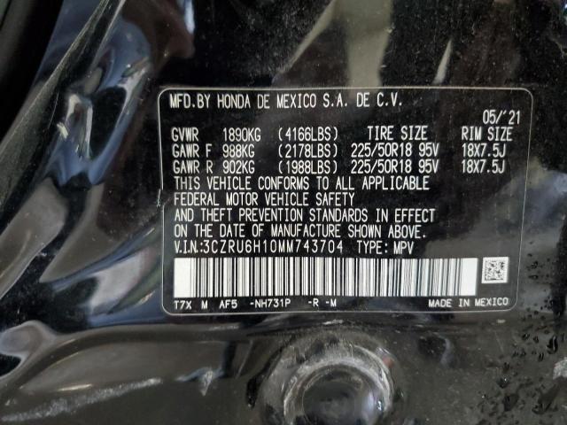 3CZRU6H10MM743704 Honda HR-V SPORT 13