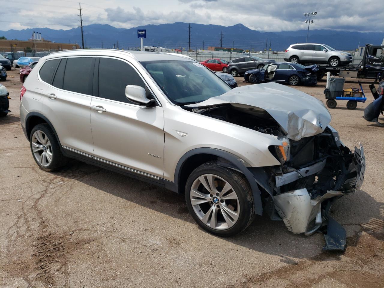 VIN 5UXWX7C57E0E77748 2014 BMW X3 no.4