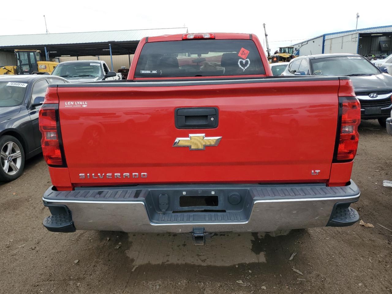 2014 Chevrolet Silverado K1500 Lt VIN: 1GCVKREC7EZ117052 Lot: 70246944