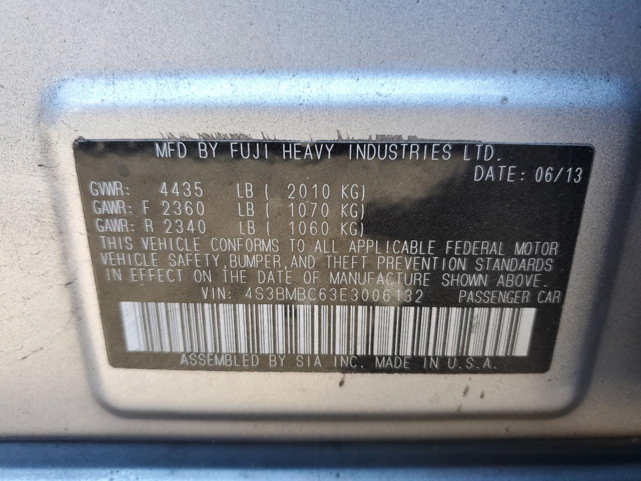 2014 Subaru Legacy - Image 12
