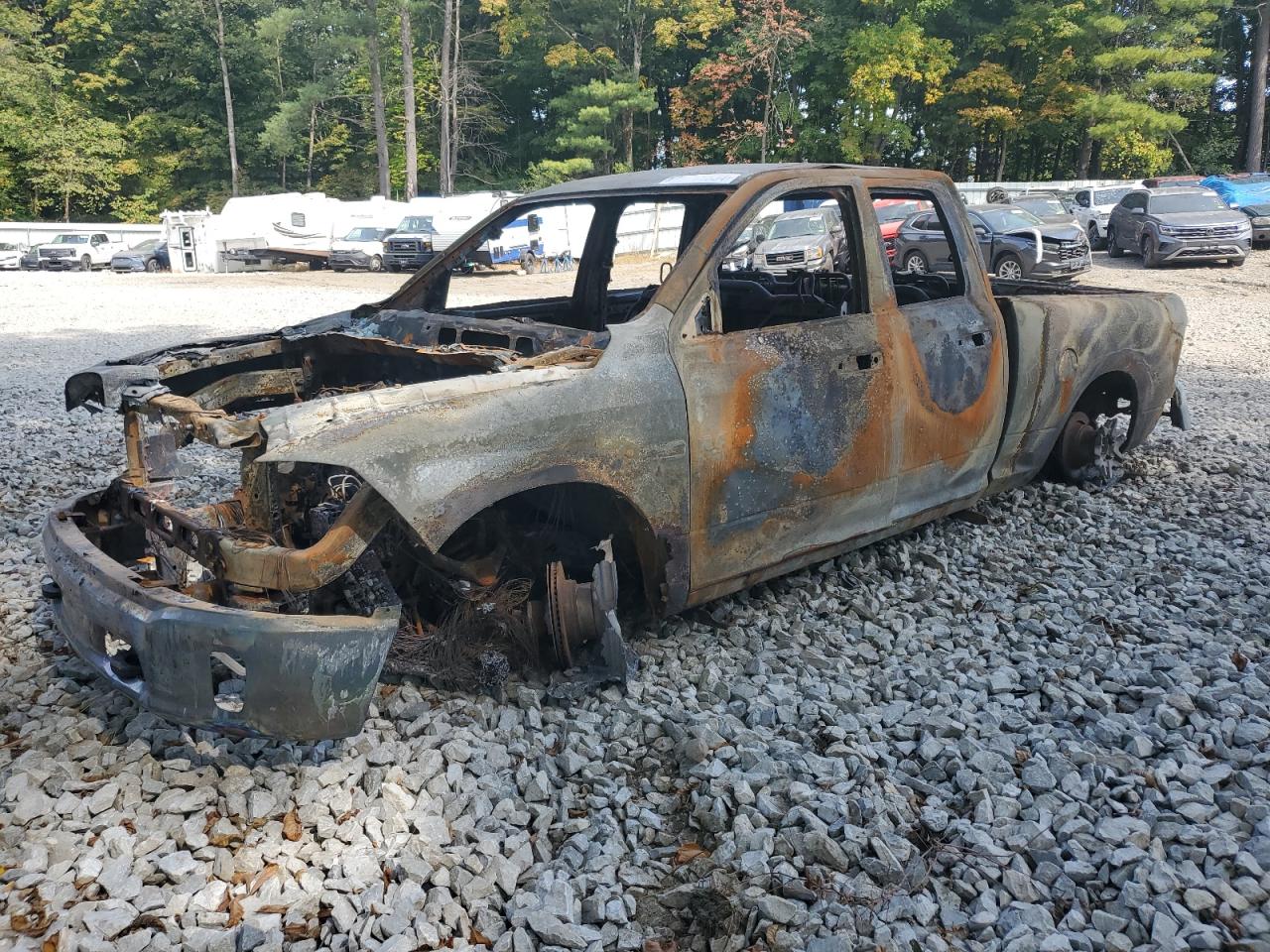 2014 Ram 1500 Slt na sprzedaż w Center Rutland, VT - Burn