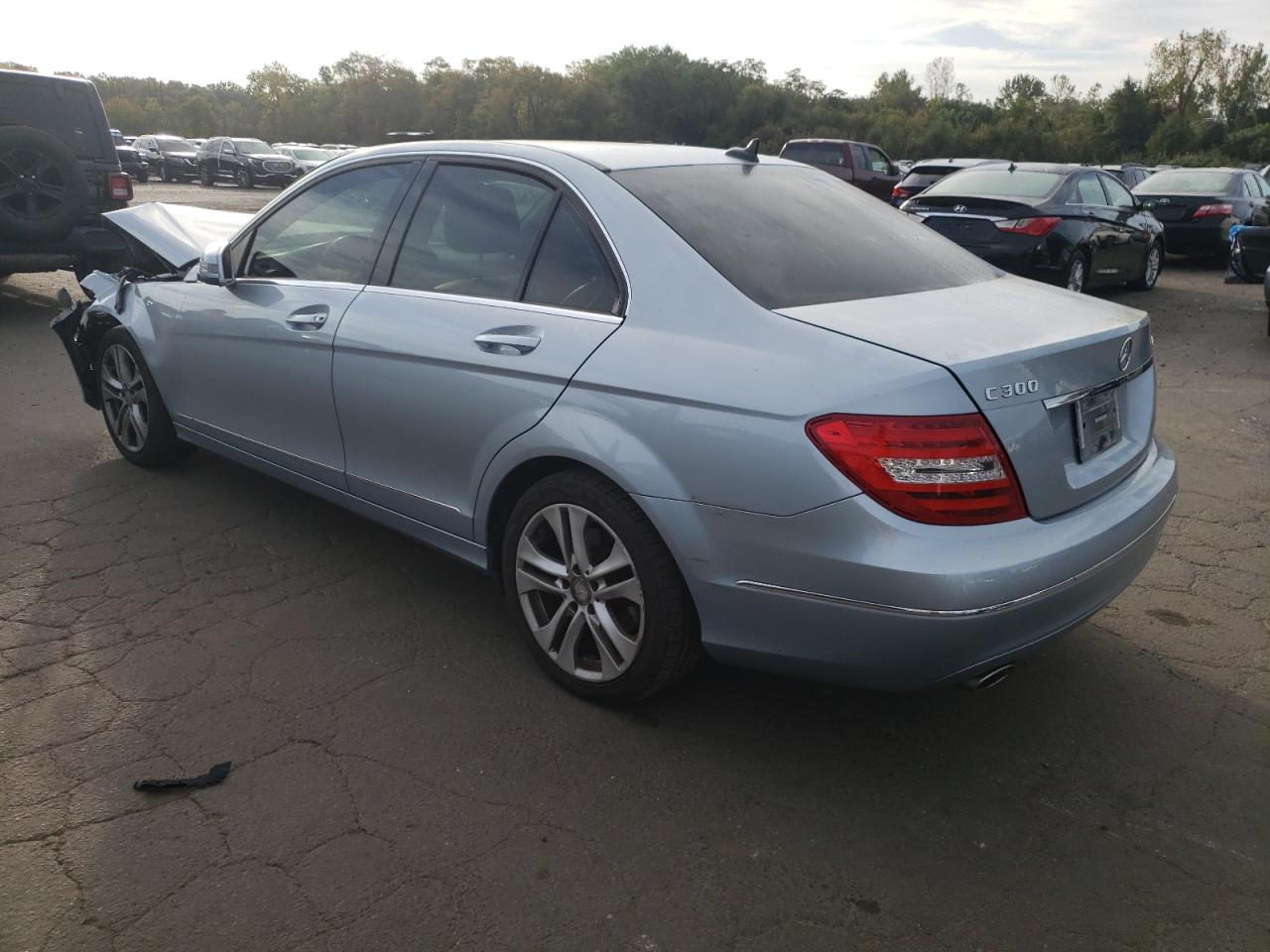 VIN WDDGF8AB9DR261355 2013 MERCEDES-BENZ C-CLASS no.2