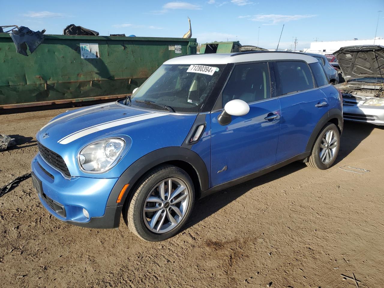 2013 Mini Cooper S Countryman VIN: WMWZC5C54DWM16507 Lot: 71280394