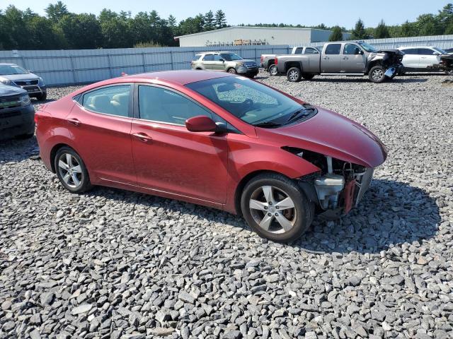  HYUNDAI ELANTRA 2013 Czerwony