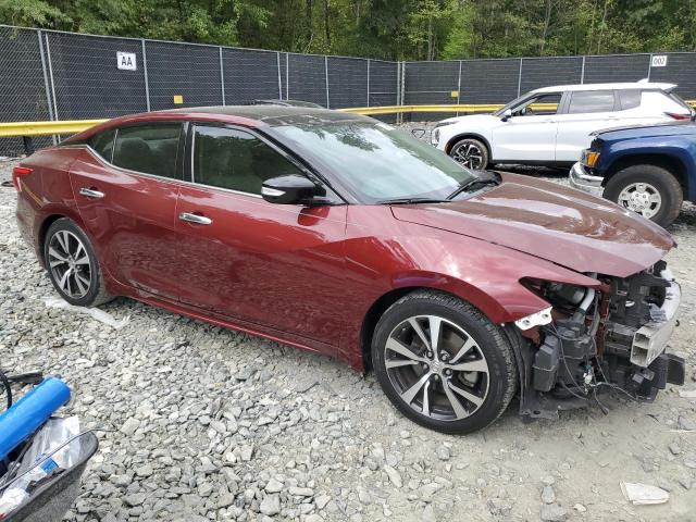  NISSAN MAXIMA 2016 Czerwony