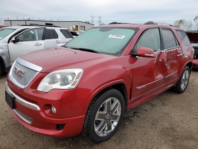  GMC ACADIA DEN 2012 Червоний