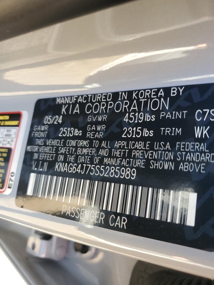 KNAG64J75S5285989 2025 Kia K5 Gt Line