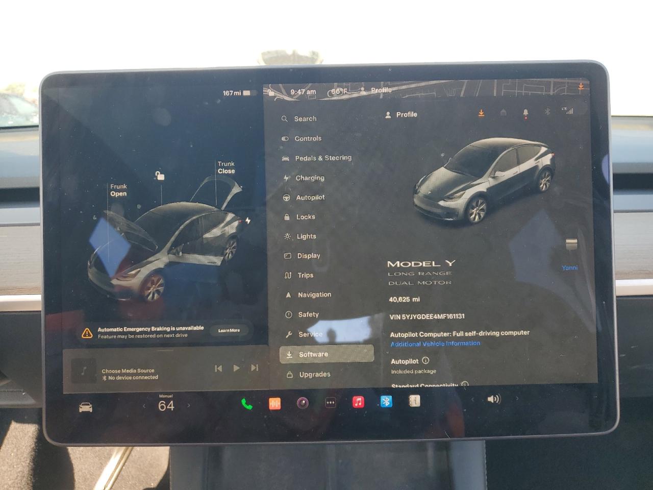 5YJYGDEE4MF161131 2021 Tesla Model Y