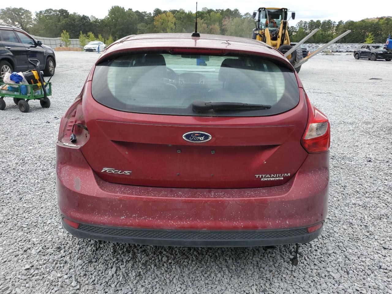 2014 Ford Focus Titanium VIN: 1FADP3N28EL279525 Lot: 71708184