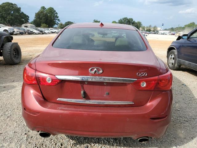  INFINITI Q50 2014 Red