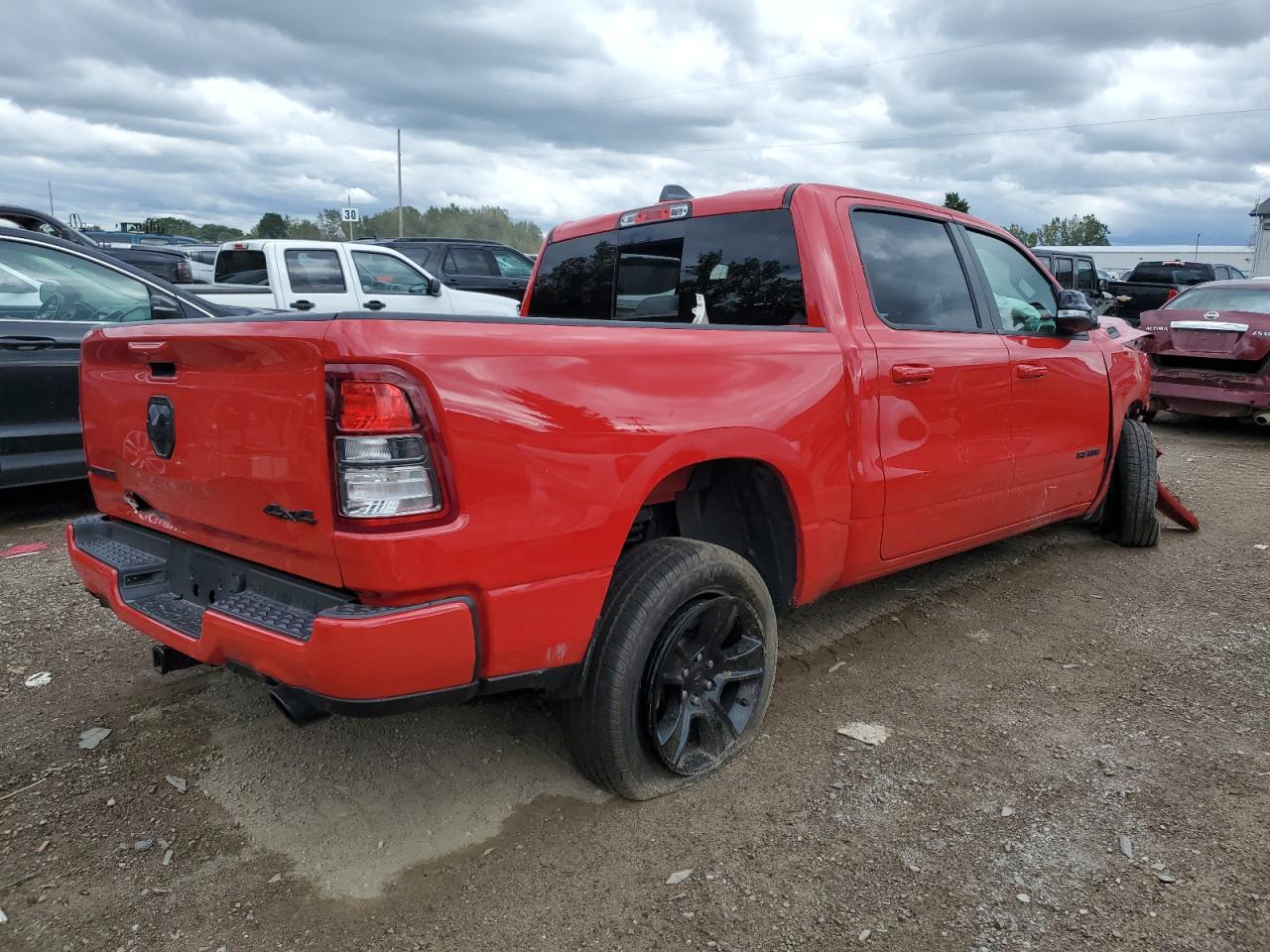 2021 Ram 1500 Big Horn/Lone Star VIN: 1C6SRFFT4MN509429 Lot: 69673424