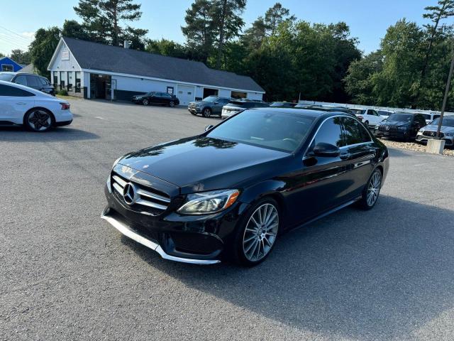 Седани MERCEDES-BENZ C-CLASS 2016 Чорний