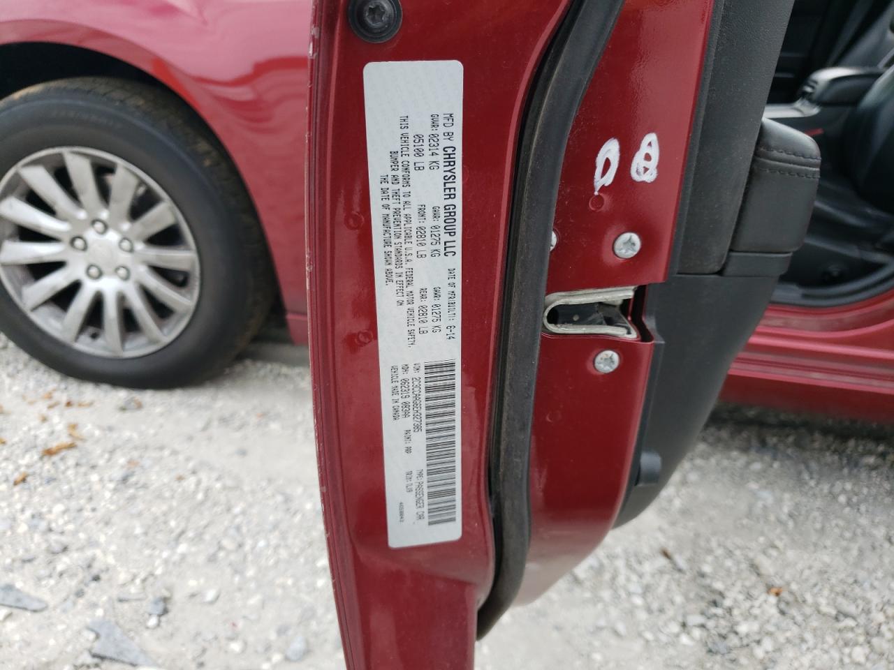 2C3CCAAG6EH327385 2014 Chrysler 300