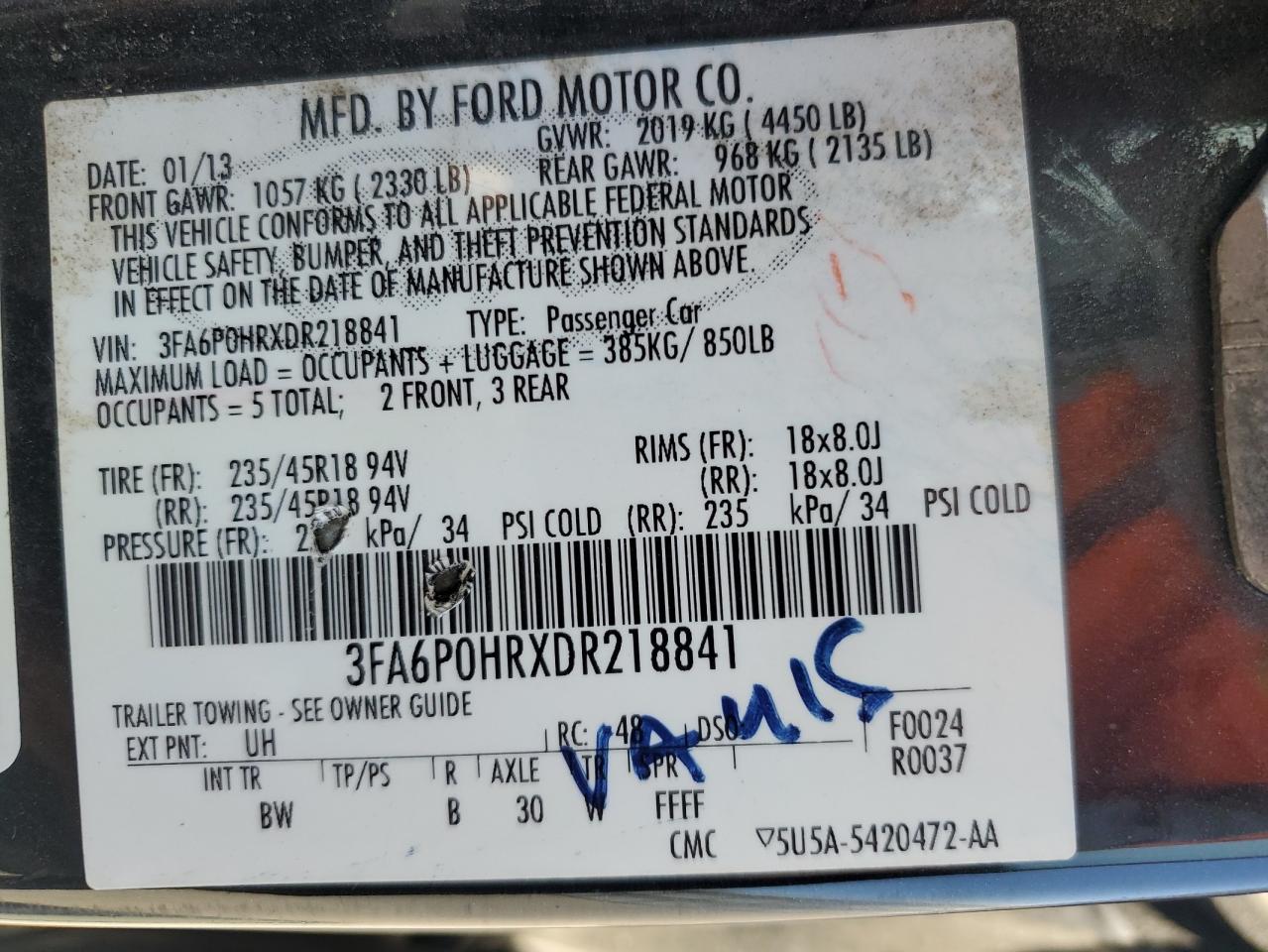 2013 Ford Fusion - Image 13